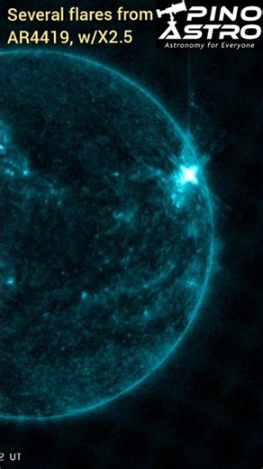 Flashback to Flares! X-class Solar Flares from AR4419- end of April 2026 #PinoAstro