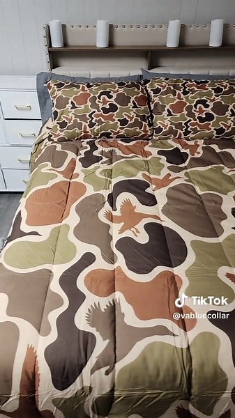 #duck #hunt #hunting #duckhunting #camo #country #southern #bluecollar #tiktokshopcreatorpicks #bedding #bedset #bedroom #comforter #bed