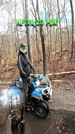The log got them! - Can Am Renegade 1000xxc - Polaris scrambler 850 XP - Lost trails PA