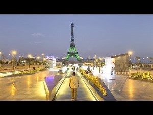 Eiffel Tower Tour, Bahria Town Karachi | New Year 2024 Celebration | 4K