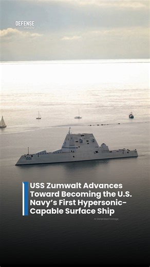 The U.S. Navy is progressing with major upgrades to USS Zumwalt (DDG-1000), positioning the destroyer to become the first American surface ship prepared to deploy hypersonic weapon systems. The vessel is undergoing extensive modernization that includes the installation of Advanced Payload Modules designed to support the Conventional Prompt Strike capability. As part of the refit, the ship’s original gun systems were removed to accommodate new launch infrastructure, signaling a strategic shift to