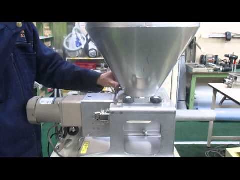 スクリューフィーダー ホッパー分解 粉体フィーダー