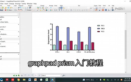 Graphpad prism教程（三）科研小白入门教程