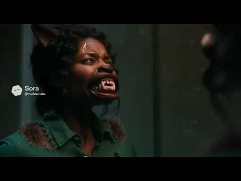AI Female Werewolf Transformation