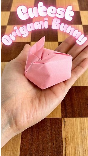 🐰 Inflatable Origami Rabbit Tutorial 🐰