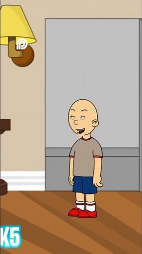 Classic Caillou Pushes Grandpa Downstairs! #funny #goanimate #kaicenat #cartoon #animation #caillou