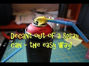PK & W RR 004 Decanting Spray Paint the Easy Way!