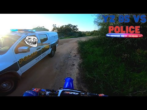 Running From The Cops On My Yz85 | Dirt Bike Vs Police In The Trails
