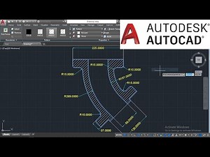 AUTOCAD 2D DRAWING FOR BEGINEER IN AUTOCAD 2018 | AUTOCAD TUTORIAL