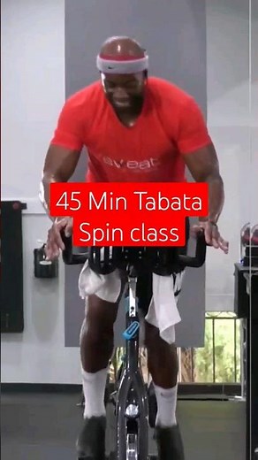 Free 45 min Tabata Spin class! #tabatatraining #tabataworkout #spinclass #spinning #indoorcycling