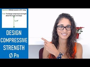 FE Civil Steel Design - Design Compressive strength ΦPn