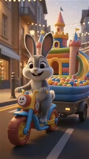 🐰Pipo and the Magic Ball Pit✨ #cartoon #animation #art #funny #anime #disney #rabbit #baby #cute