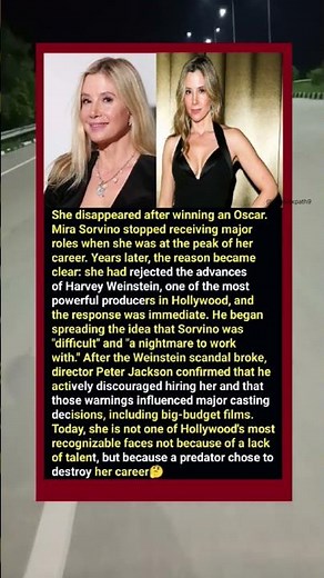😱♥️Why Mira Sorvino Disappeared from Hollywood #shorts