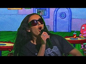 Charli xcx sings "360" at the Krusty Krab