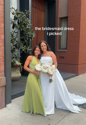 Bridesmaid dress I picked