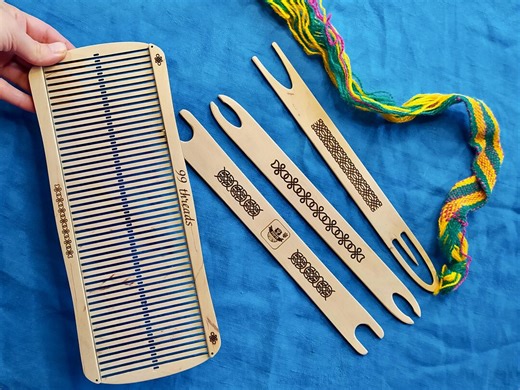 Personalized Rigid Heddle Loom Weaving Starter Kit - Etsy