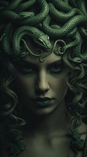 Medusa: The Mythical Queen of Snakes 🐍👑medusa, snakes, mythological creature, greek mythology