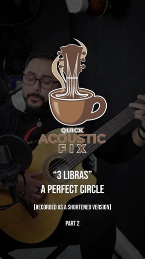 Pt 2 | 3 Libras by A Perfect Circle Cover | Quick Acoustic Fix