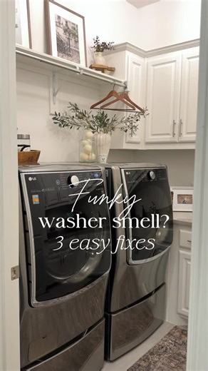 Megan Rynn | Amazon Influencer on Instagram: "✨Follow + Comment WASHING MACHINE for a link to these 3 Amazon finds! If your front load washer smells funky, you need these 🙌 They’ve kept my machine smelling fresh and my laundry actually clean. Save this for your next laundry reset ✔️ You can also shop via the link in my bio 😊 washing machine cleaner, front load washer odor, washer cleaning tablets, laundry maintenance, remove washer smell, washing machine mold remover"