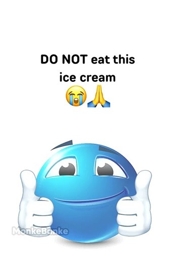 Don't eat this ice cream 💔
