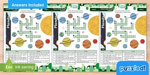 Fun Planet Crossword Puzzle Pack