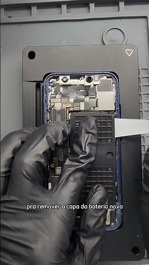 Follow how to change the battery of the iPhone 12 Mini #technicalassistance #fabiopoe