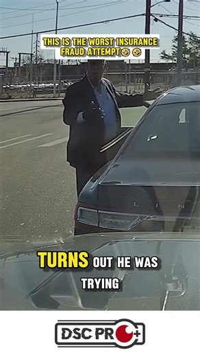 Insurance fraud? Oh no, you've got the wrong person! #dashcam #baddrivers #insurancescam