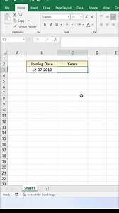 8.4K views · 73 reactions | YEARFRAC Function in Excel  #exceltips #exceltricks #exceltutorial #explore | computernotion | Facebook