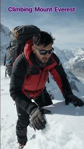 Climbing Mount Everest #Sagarmatha #everest #himalayan #nepal #kathmandu #nepali Mount Everest