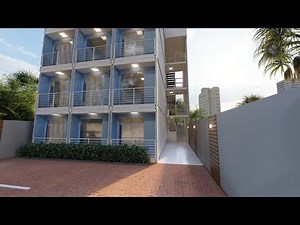 KITNET container tipo apartamento container modelo studio para investir e alugar