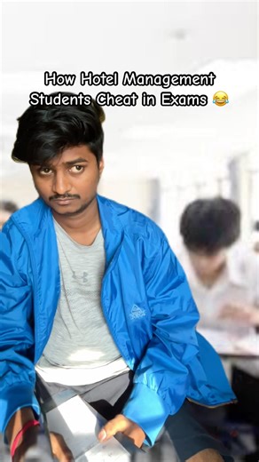 How Students Cheat in Exams 😂 | Hotel Management Edition #comedy #funny