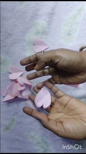 Beautiful Paper Toran Door Hanging | Simple Craft Idea 🪷❤️DIY Paper Door Hanging in 30 Seconds! 🏠✨