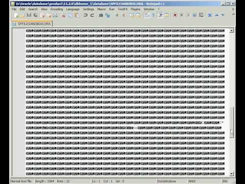 Oracle - init.ora and spfile