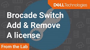 Anzeigen, Hinzufügen und Entfernen einer Lizenz auf Brocade-Switches über die CLI