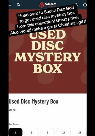 Looking for used discs? Well a lot of discs from my collection are for sale @Saucy Disc Golf! Go to his website and pick up a used discs mystery box! I promise you will not be disappointed! #fyp #viral #collection #discgolf #outdoors
