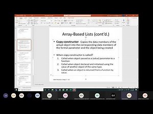 Array Based list (part 4)