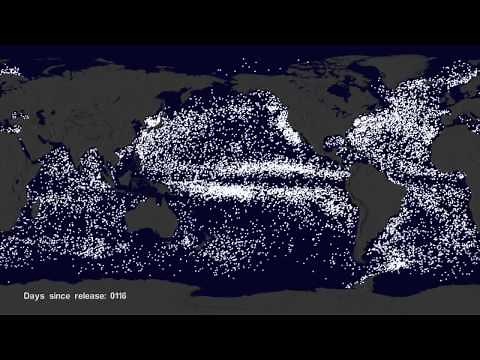 NASA's Ocean Garbage Islands Simulation
