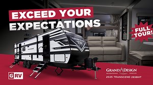 1.9K views | The Grand Design Transcend 265BHT is a spacious, dual-axle travel trailer that will exceed your expectations for wonderful camping adventures. ▪️Sleeps 8 ▪️Theater Seating ▪️Dual Entry Doors ▪️U-Shaped Dinette Discover more about the Transcend: https://www.generalrv.com/product-grand-design/transcend-travel-trailer | General RV Center | Facebook