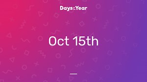 National Days on October 15th, 2026