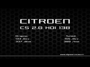 Citroen C5 2.0 HDI 138cv Reprogrammation Moteur @ 156cv Digiservices Paris 77 Dyno