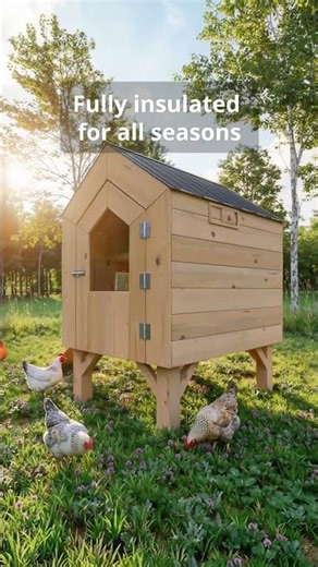 Beautiful Chicken Coop for 6-8 Hens - Full Plans Available