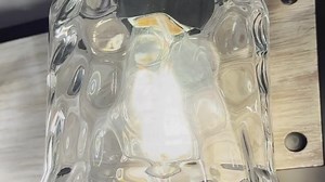 Kira Home 5 in. Petit Clear Hammered Glass Bell Shade, with 1-5/8 in. Fitter Opening for Threaded Medium Base Socket, 2-Pack KD-GL9817-S2