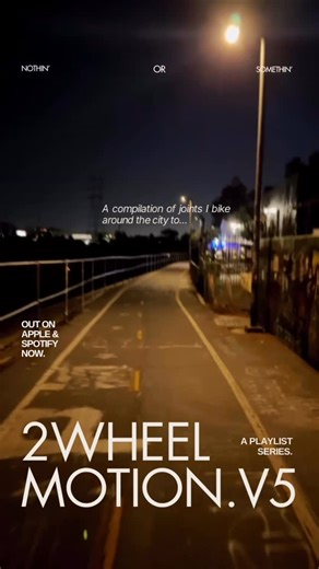 NOS. on Instagram: "2WHEEL MOTION.V5 out now. playlist available on spotify & apple. V.5 features @montebooker, @ashlleygill, @josephchilliams, @snowiemandela, and more."