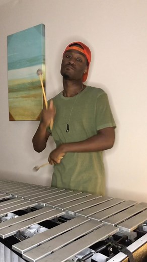 Justin Vibes on Instagram: "this was two years ago when i just started to post more videos and didn’t know anything about lighting, cameras, etc. i started with what i had which was an old iPhone and a music stand as my tripod. my vibraphone was silver then💿 • • Do You Know These Songs? • • Follow @iamjustinvibes for more of this content 😎 #throwbackmemories #backthen #oldphone #vibraphone #motivationspeech • •"