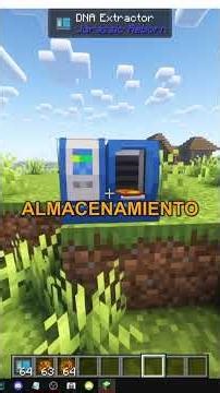 CÓMO FUNCIONA el EXTRACTOR DE ADN en MINECRAFT Jurassic World Reborn
