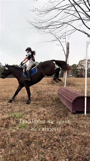 Why were my and griff literally galloping to the fence 😭✌️