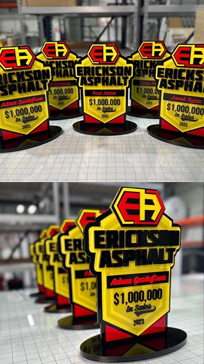 ACRYLIC TROPHY 3D! At our company, we manufacture high-quality multilayer acrylic trophies. 🏆 Contact us today to order your personalized trophies and make your next competition truly memorable! 📞💻 | SVN Designs - Wall Art & Signs