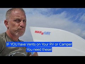 How TO Install Maxx Air Vent Cover! IF YOU have RV roof vents....you Need This!