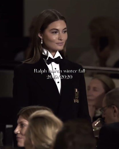 Ralph lauren 2019/2020❤️‍🔥✨️#supermodel #fashion #runway #ralphlauren