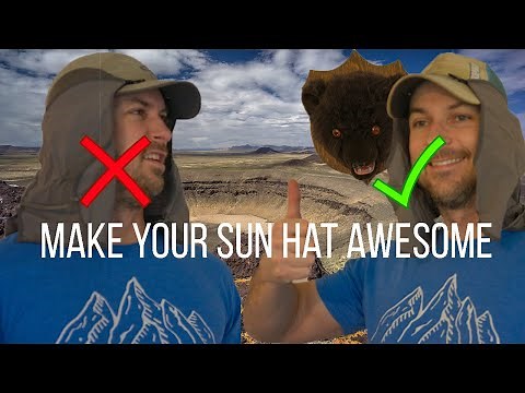 Hiking Sun Hat Hack: Add Outdoor Research Sun Flap to Your Favorite Hat (MYOG)